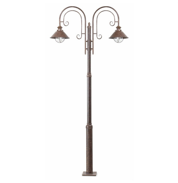 FARO - Farola NAUTICA-6 2xE27 60W marrón óxido