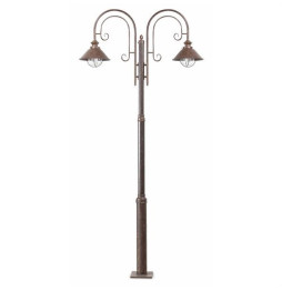 FARO - Farola NAUTICA-6 2xE27 60W marrón óxido