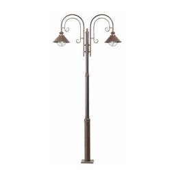 FARO - Farola NAUTICA-6 2xE27 60W marrón óxido