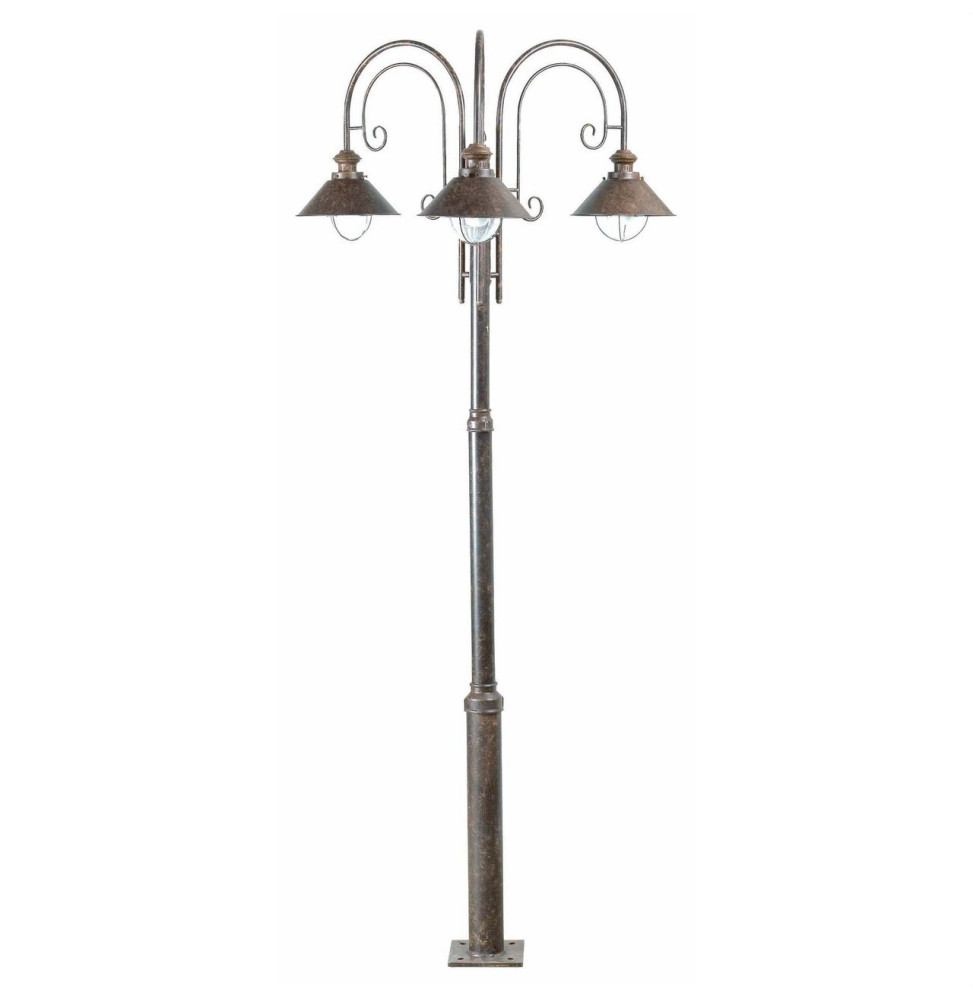 FARO - Farola NAUTICA-8 3xE27 60W marrón óxido