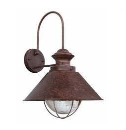 FARO - Aplique NAUTICA-P 20cm E27 13/60W marrón óxido