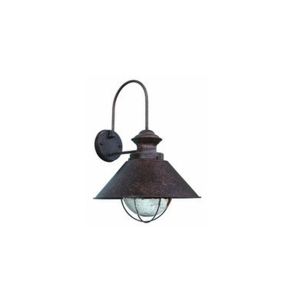 FARO - Aplique NAUTICA-G 30cm E27 20/100W marrón óxido