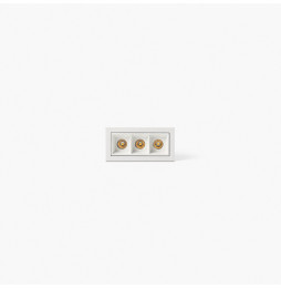 FARO - Empotrable TROOP 3x2W 48° 2700K CRI90 blanco / blanco
