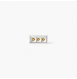 FARO - Empotrable TROOP 3x2W 48° 4000K CRI90 blanco / blanco