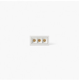 FARO - Empotrable TROOP 3x2W 15° 4000K CRI90 blanco / blanco