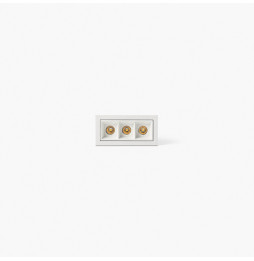 FARO - Empotrable TROOP 3x2W 15° 2700K CRI90 blanco / blanco