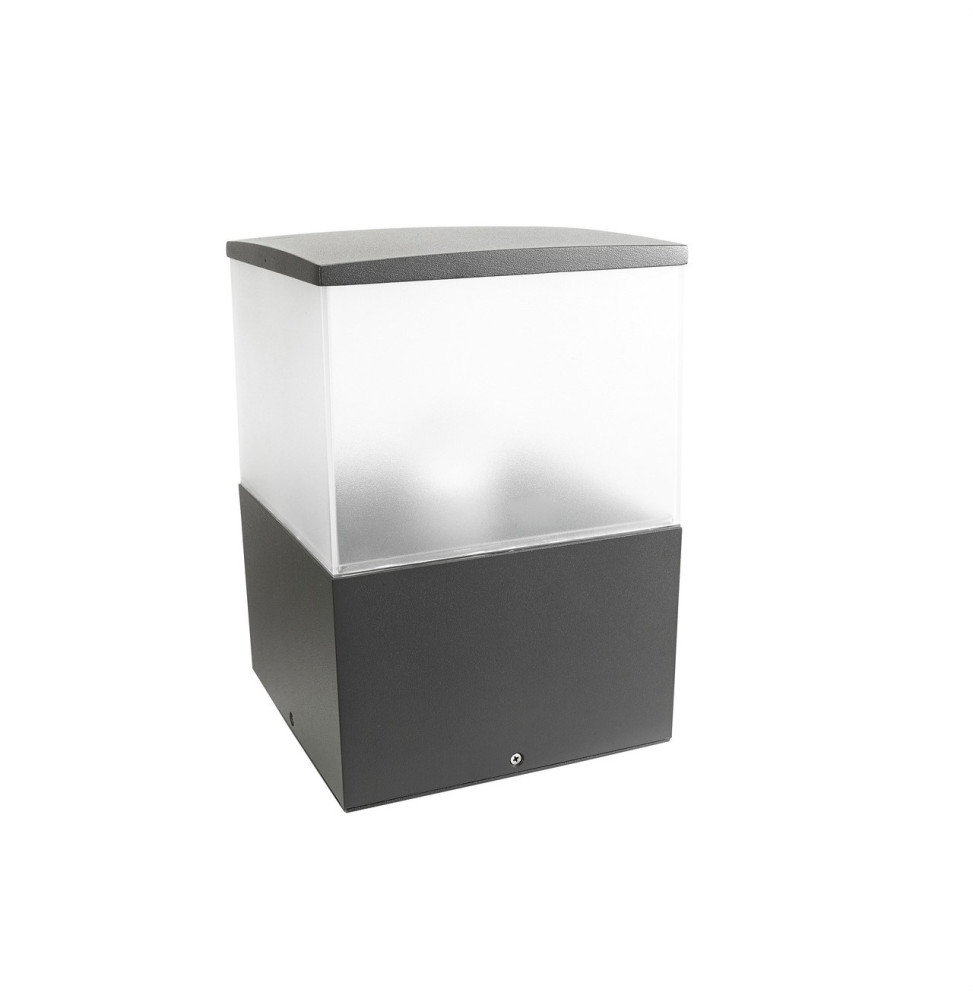 LedsC4 - Luminaria sobremuro CUBIK E27 100/23W gris urbano LedsC4 - Luminaria sobremuro CUBIK E27 100/23W gris urbano