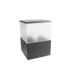 LedsC4 - Luminaria sobremuro CUBIK E27 100/23W gris urbano