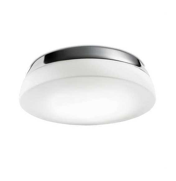 LedsC4 - Plafón DEC E27 2x20/28W cromo / opal mate