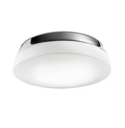 LedsC4 - Plafón DEC E27 2x20/28W cromo / opal mate