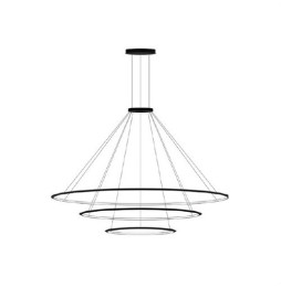 LedsC4 - Luminaria colgante circular pequeña 3000K DALI negro