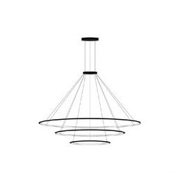 LedsC4 - Luminaria colgante circular pequeña 3000K DALI negro