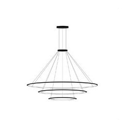 LedsC4 - Luminaria colgante circular pequeña 3000K 1-10V blanco