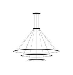 LedsC4 - Luminaria colgante circular pequeña 4000K DALI negro