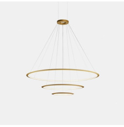 LedsC4 - Luminaria colgante circular pequeña 2700K DALI blanco