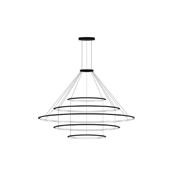 LedsC4 - Luminaria colgante circular grande 4000K 1-10V blanco