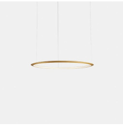 LedsC4 - Luminaria empotrable Circular Inward Light 2700K DALI 31.7W dorado 432xLED