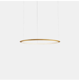 LedsC4 - Luminaria empotrable Circular Inward Light 3000K DALI 31.7W dorado 432xLED