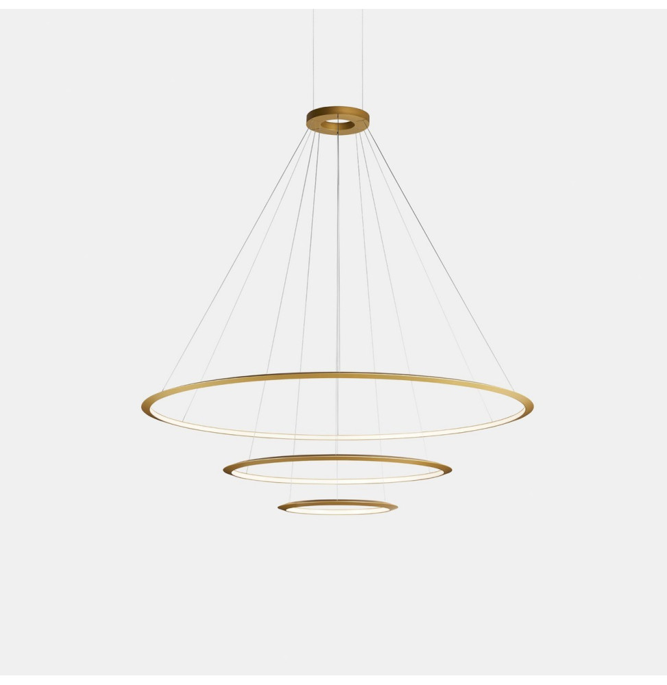 LedsC4 - Luminaria superficie Circular Inward Light 4000K On / Off 77.3W dorado 1080xLED LedsC4 - Luminaria superficie Circular Inward Light 4000K On / Off 77.3W dorado 1080xLED