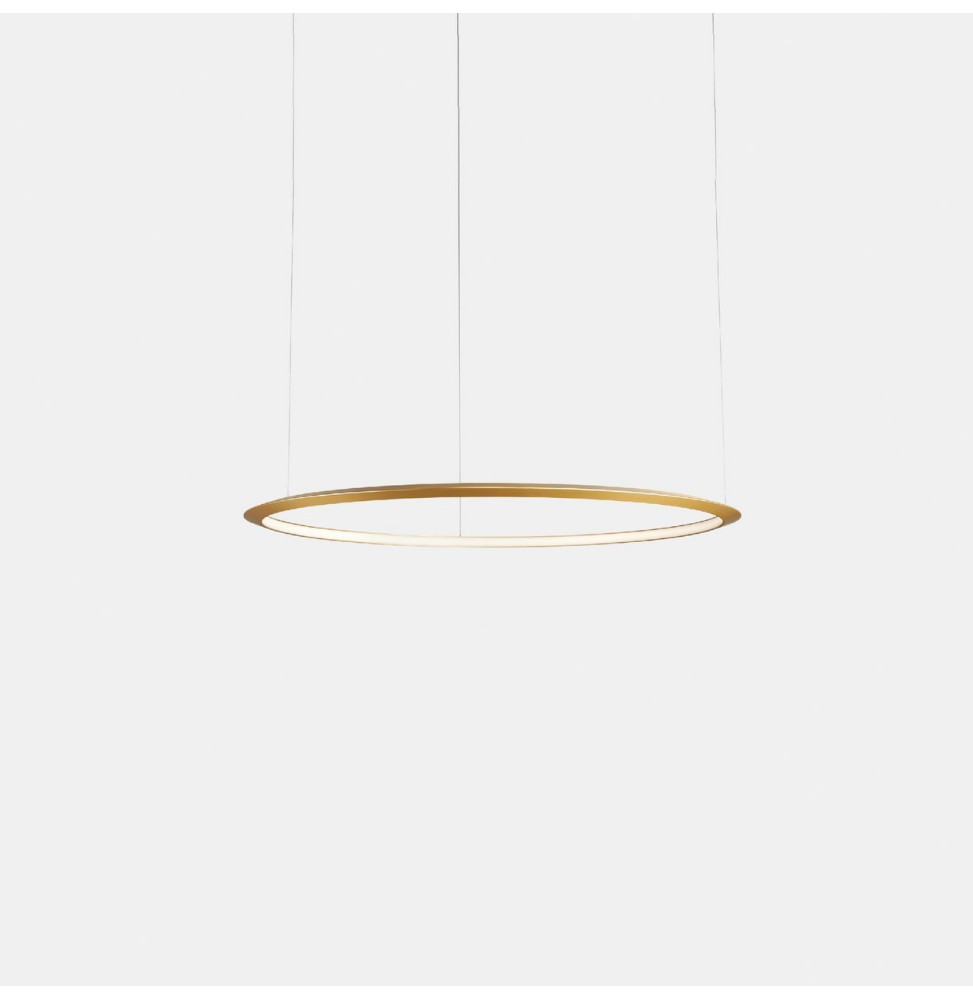 LedsC4 - Luminaria empotrable Circular Inward Light 4000K DALI 31.7W dorado 432xLED