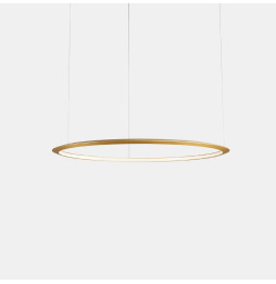 LedsC4 - Luminaria empotrable Circular Inward Light 4000K DALI 63.5W dorado 864xLED