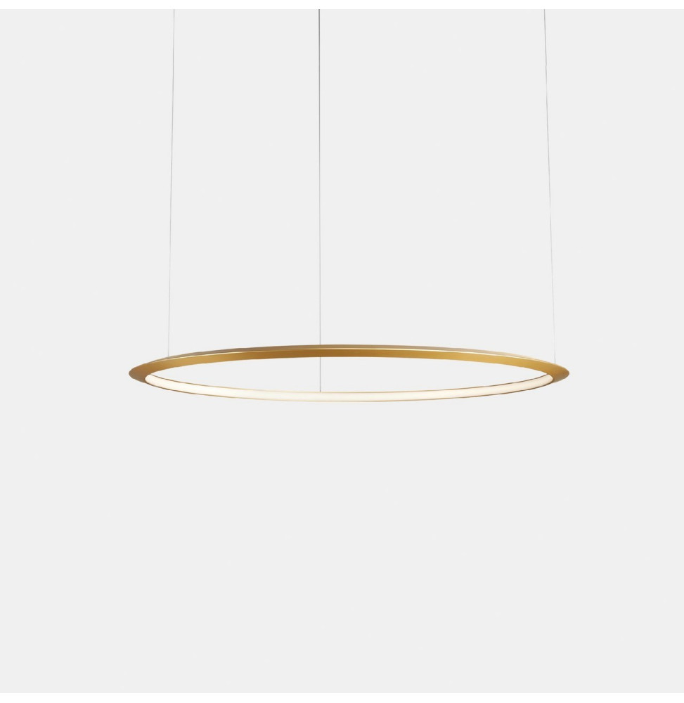 LedsC4 - Luminaria empotrable Circular Inward Light 4000K DALI 63.5W dorado 864xLED
