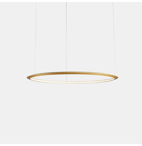 LedsC4 - Luminaria empotrable Circular Inward Light 4000K DALI 63.5W dorado 864xLED
