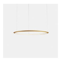 LedsC4 - Luminaria empotrable Circular Inward Light 4000K DALI 63.5W dorado 864xLED