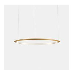 LedsC4 - Luminaria empotrable Circular Inward Light 3000K 0-10V 110W dorado 1512xLED