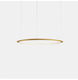LedsC4 - Luminaria empotrable Circular Inward Light 3000K DALI 45.6W dorado 648xLED