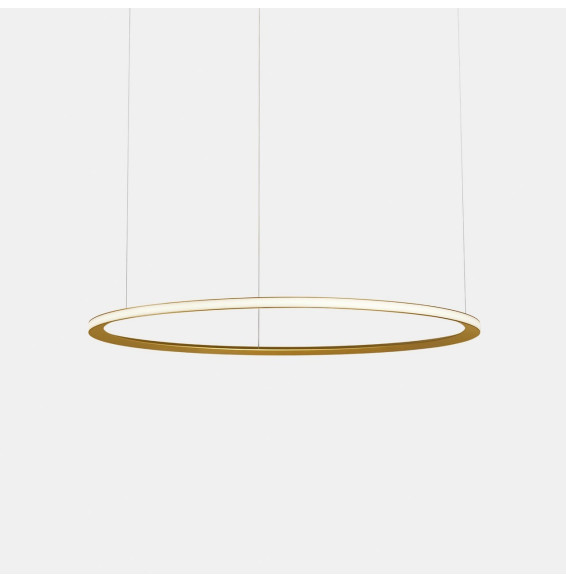 LedsC4 - Luminaria superficie Circular Outward Light 2700K 0-10V 31.7W dorado 432xLED
