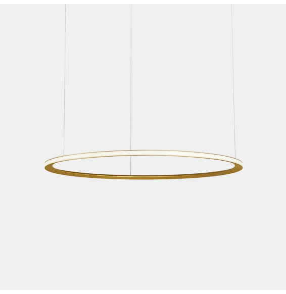 LedsC4 - Luminaria superficie Circular Outward Light 3000K 0-10V 110W dorado 1512xLED