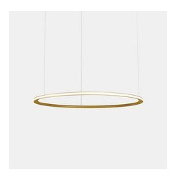 LedsC4 - Luminaria superficie Circular Outward Light 3000K 0-10V 63.5W dorado 864xLED