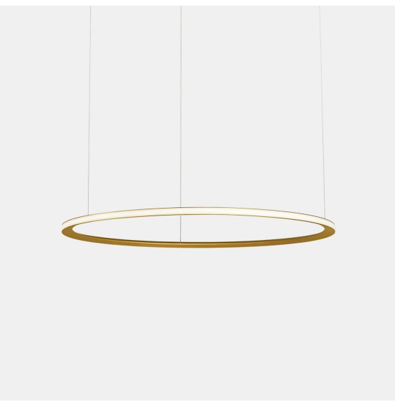 LedsC4 - Luminaria superficie Circular Outward Light 4000K 0-10V 326.4W dorado 4608xLED
