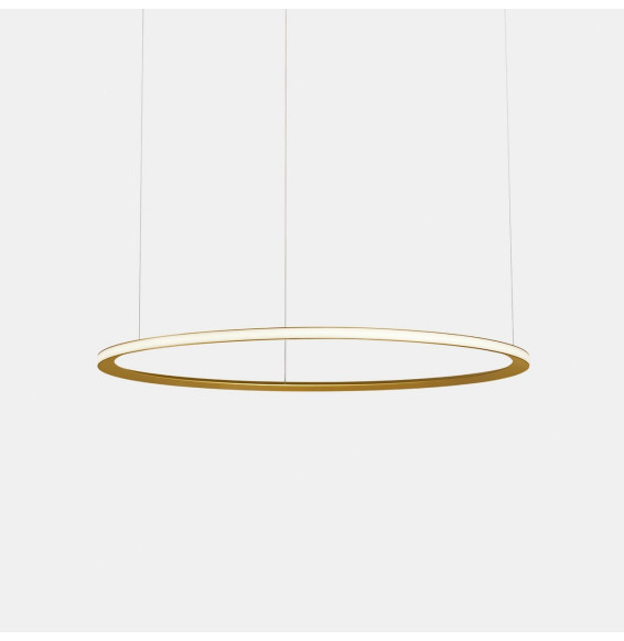 LedsC4 - Luminaria superficie Circular Outward Light 2700K 0-10V 45.6W dorado 648xLED