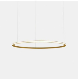 LedsC4 - Luminaria superficie Circular Outward Light 3000K DALI 109.1W dorado 1548xLED
