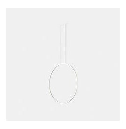LedsC4 - Luminaria colgante circular vertical SIDE 900mm empotrado LED 45,6W 1748lm 4000K DALI blanco