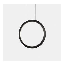 LedsC4 - Luminaria colgante circular vertical INWARD 600mm LED 31,7W 1475lm 3000K negro
