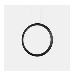 LedsC4 - Luminaria colgante circular vertical INWARD 600mm LED 31,7W 1264lm 2700K negro