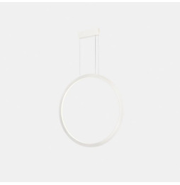 LedsC4 - Luminaria colgante circular vertical INWARD 1200mm LED 63,5W 2809lm 4000K 0-10V blanco