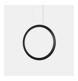 LedsC4 - Luminaria colgante circular vertical INWARD 1200mm LED 63,5W 2809lm 4000K 0-10V negro