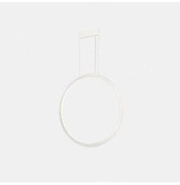 LedsC4 - Luminaria colgante circular vertical INWARD 1200mm LED 63,5W 2809lm 4000K DALI blanco