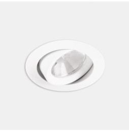 LedsC4 - Downlight PLAY Flat redondo 11,9W 4000K CRI90 44,4 DALI-2 negro IP23 1371lm