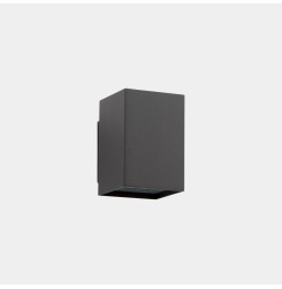 LedsC4 - Aplique IP65 AFRODITA Power LED 10.5W blanco cálido 3000K ON-OFF negro 1136lm