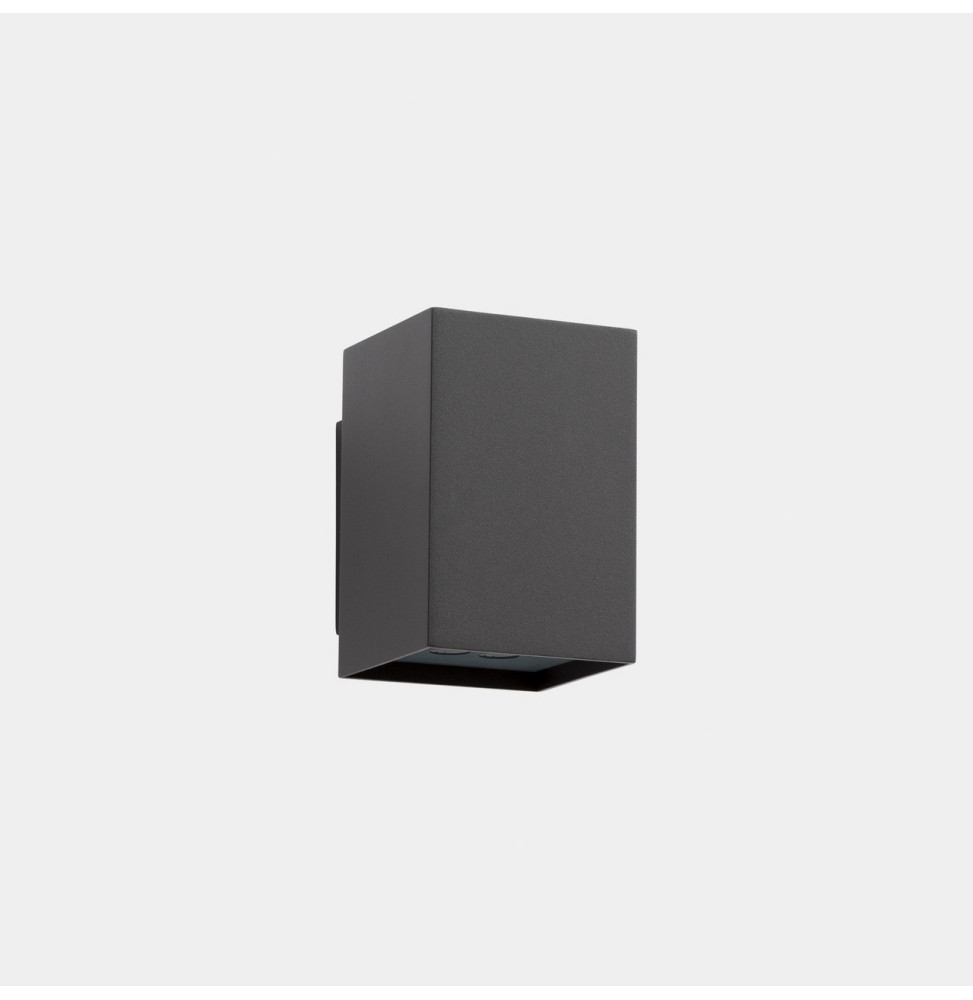 LedsC4 - Aplique IP65 AFRODITA Power LED 10.5W blanco cálido 3000K ON-OFF negro 1136lm LedsC4 - Aplique IP65 AFRODITA Power LED 10.5W blanco cálido 3000K ON-OFF negro 1136lm