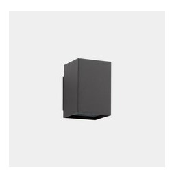 LedsC4 - Aplique IP65 AFRODITA Power LED 10.5W blanco cálido 3000K ON-OFF negro 1136lm