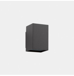 LedsC4 - Aplique IP65 AFRODITA Power LED 10.5W blanco cálido 3000K ON-OFF negro 1136lm