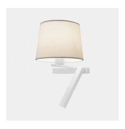 LedsC4 - Aplique HALL LED E27 2, 15W 2700K blanco 150lm ON-OFF