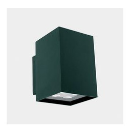 LedsC4 - Aplique IP65 AFRODITA Power LED 10.5W blanco cálido 3000K ON-OFF verde abeto 1136lm