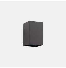 LedsC4 - Aplique IP65 AFRODITA Power LED 10.5W blanco neutro 4000K ON-OFF gris urbano 1136lm